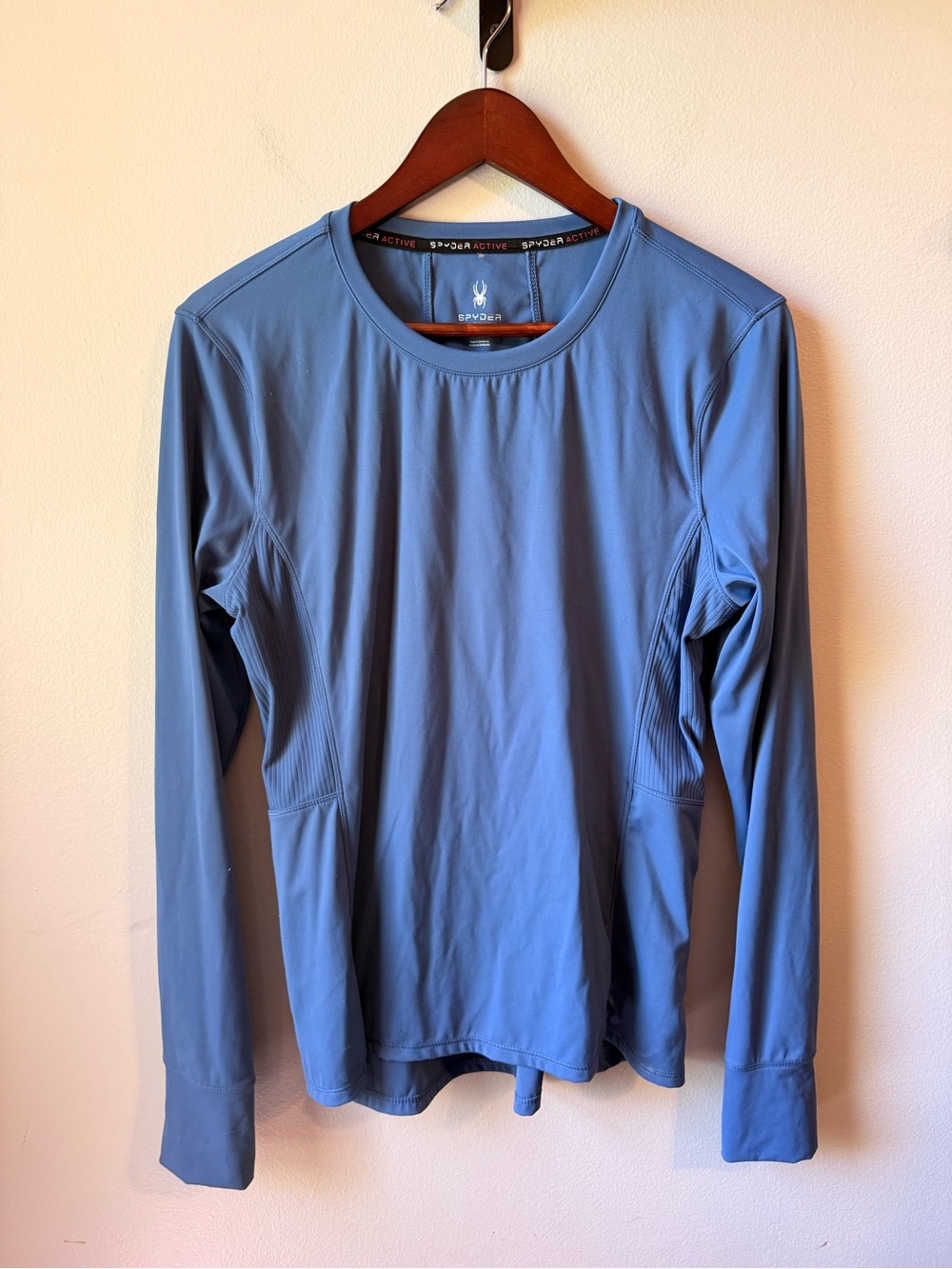 Spyder Women’s Blue Long-Sleeve Performance Top Size L